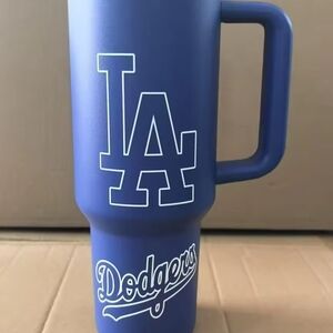 Los Angeles Blue Insulated Travel Mug with Handle
